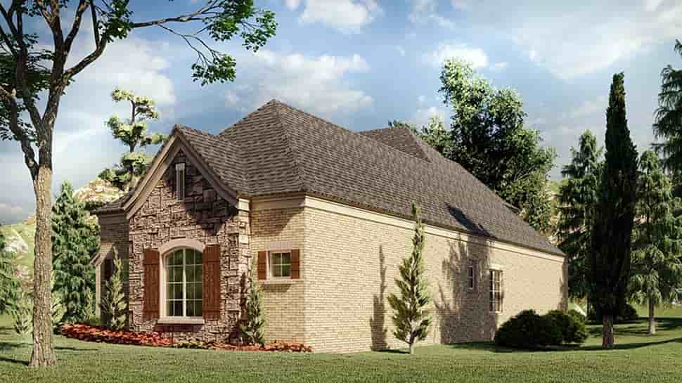 European, French Country, Traditional House Plan 82605 with 3 Beds, 4 Baths, 2 Car Garage Picture 1