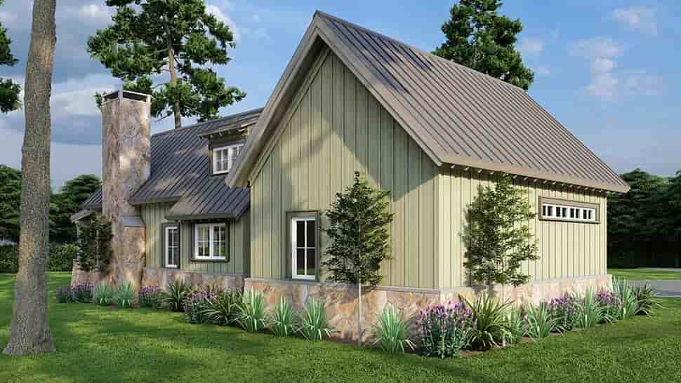 Bungalow, Contemporary, Craftsman House Plan 82612 with 1 Beds, 2 Baths Picture 6