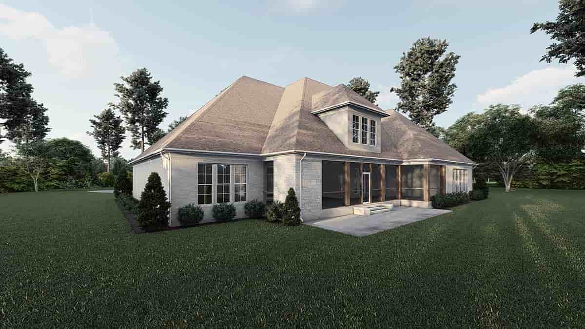 European, Traditional House Plan 82624 with 3 Beds, 4 Baths, 4 Car Garage Picture 1