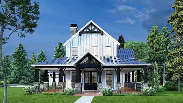 Barndominium, Bungalow, Country, Craftsman, Farmhouse House Plan 82630 with 3 Beds, 5 Baths, 2 Car Garage Picture 5