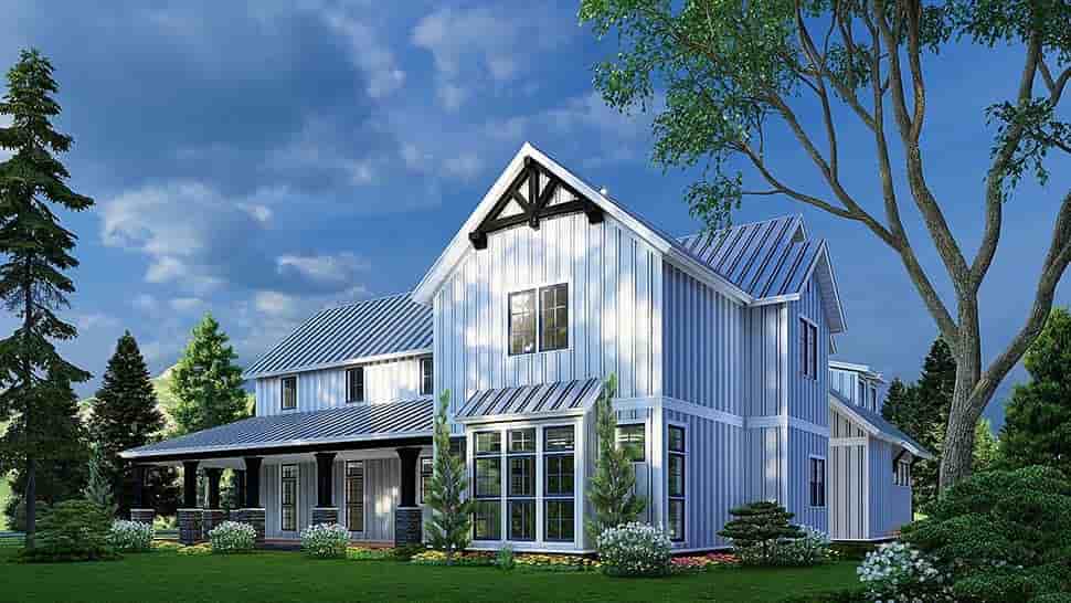 Barndominium, Bungalow, Country, Craftsman, Farmhouse House Plan 82630 with 3 Beds, 5 Baths, 2 Car Garage Picture 6