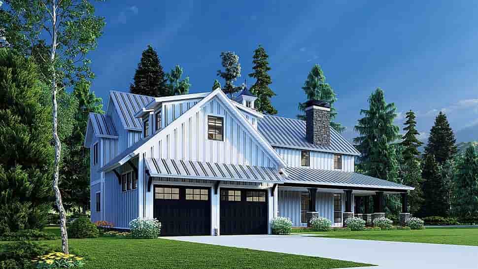 Barndominium, Bungalow, Country, Craftsman, Farmhouse House Plan 82630 with 3 Beds, 5 Baths, 2 Car Garage Picture 9
