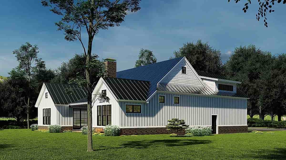 Bungalow, Craftsman, Farmhouse, Traditional House Plan 82642 with 3 Beds, 3 Baths, 2 Car Garage Picture 2