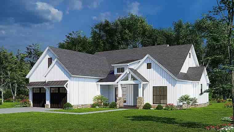 Bungalow, Cottage, Craftsman, Farmhouse, Traditional House Plan 82661 with 3 Beds, 2 Baths, 2 Car Garage Picture 5