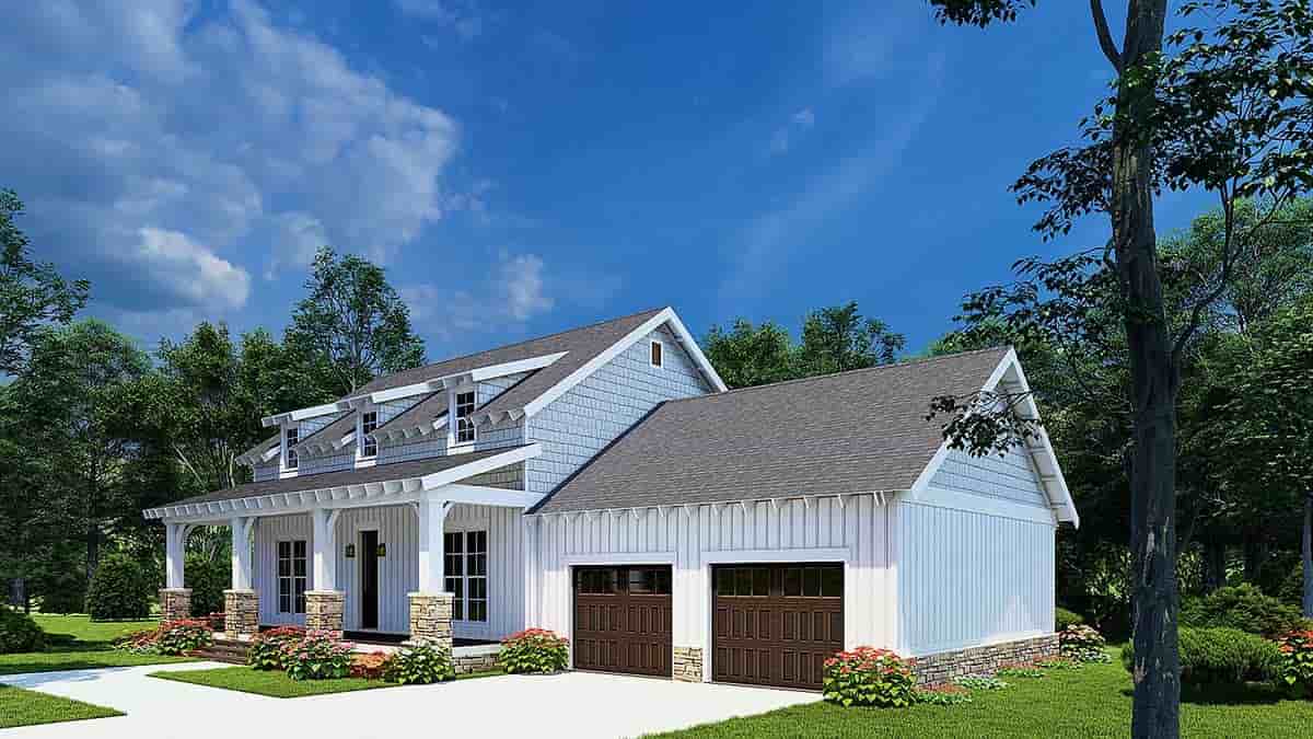 Coastal, Country, Farmhouse, Southern, Traditional House Plan 82665 with 3 Beds, 3 Baths, 2 Car Garage Picture 1
