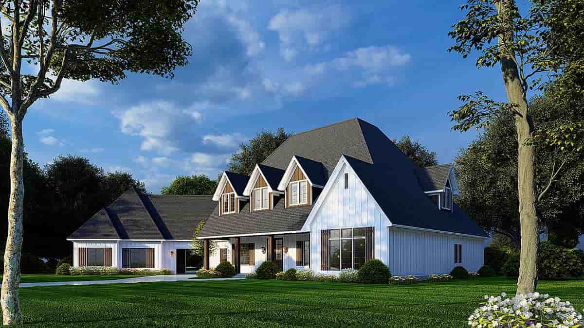 Country, European, Southern, Traditional House Plan 82669 with 6 Beds, 6 Baths, 4 Car Garage Picture 1
