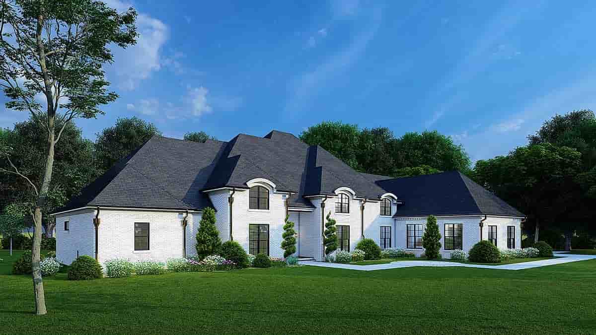 European, Traditional House Plan 82672 with 4 Beds, 4 Baths, 3 Car Garage Picture 2