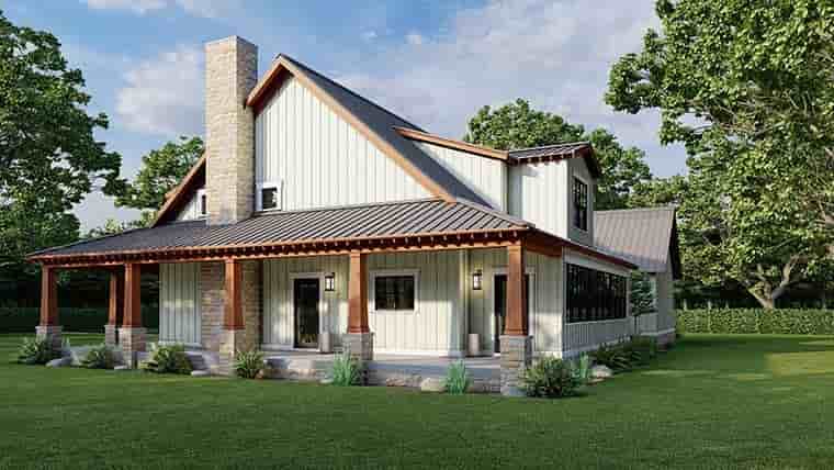Bungalow, Country, Craftsman, Farmhouse House Plan 82693 with 3 Beds, 3 Baths, 2 Car Garage Picture 5