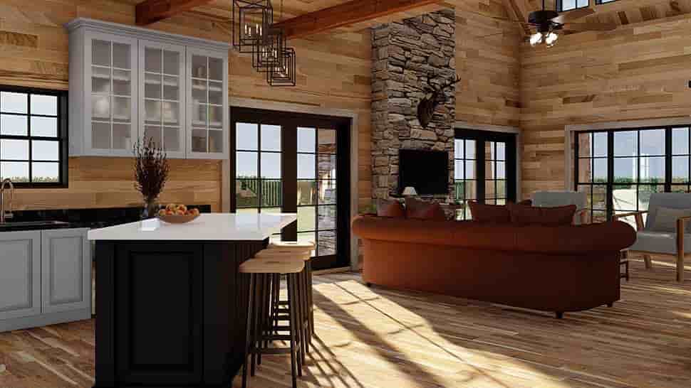 Bungalow, Cabin, Country, Craftsman, Farmhouse House Plan 82697 with 3 Beds, 3 Baths, 2 Car Garage Picture 9