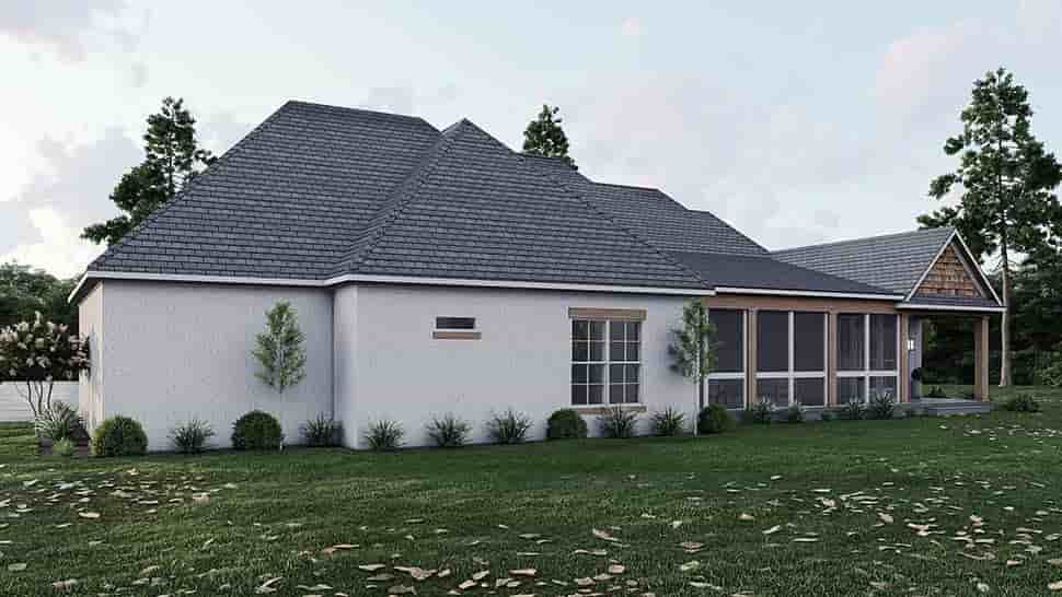 Bungalow, Craftsman, European, Traditional House Plan 82700 with 3 Beds, 3 Baths, 3 Car Garage Picture 4