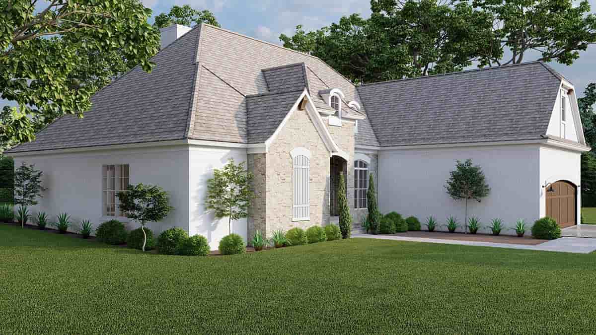 European, French Country, Traditional House Plan 82702 with 4 Beds, 5 Baths, 2 Car Garage Picture 2