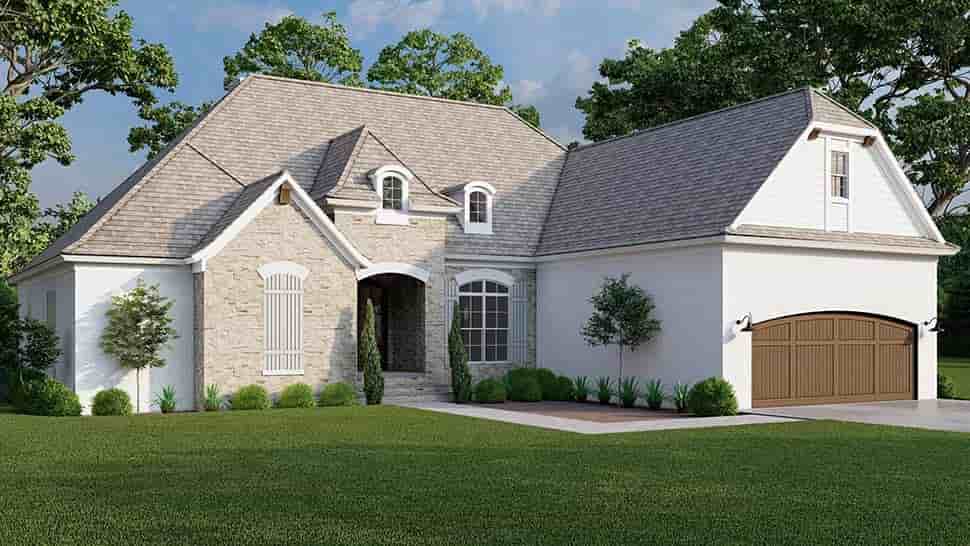 European, French Country, Traditional House Plan 82702 with 4 Beds, 5 Baths, 2 Car Garage Picture 4