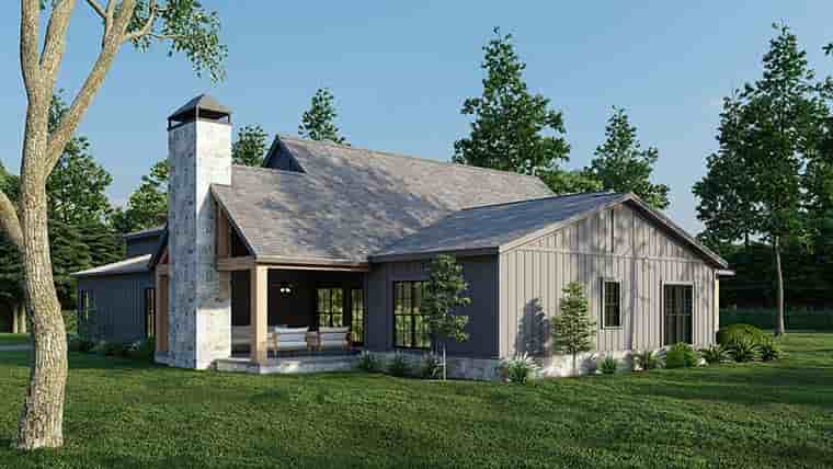 Bungalow, Contemporary, Country, Craftsman, Farmhouse, Traditional House Plan 82714 with 4 Beds, 3 Baths, 3 Car Garage Picture 5