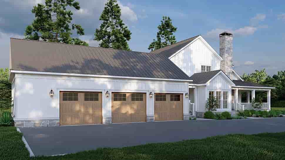 Coastal, Contemporary, Country, Farmhouse, Southern, Traditional House Plan 82717 with 3 Beds, 3 Baths, 3 Car Garage Picture 6