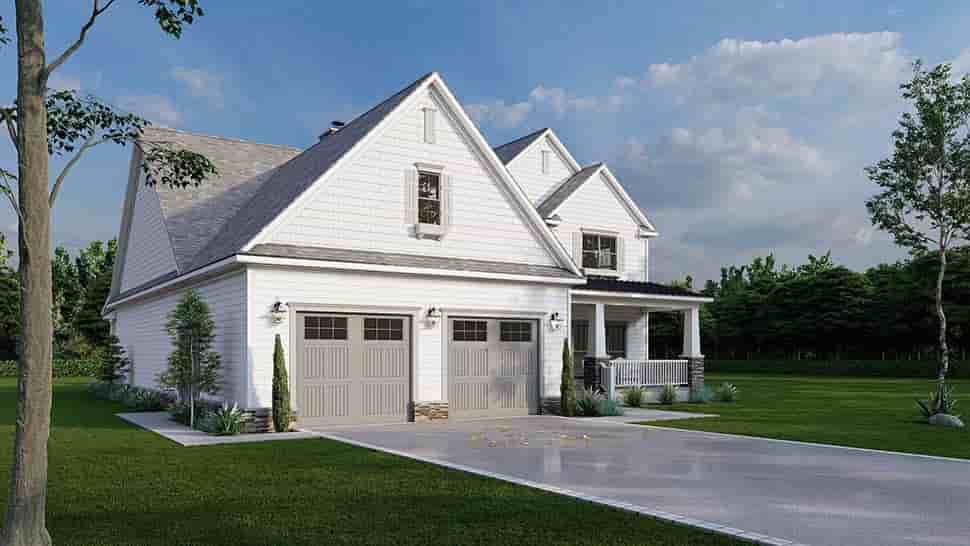 Bungalow, Country, Craftsman, Farmhouse, Southern, Traditional House Plan 82725 with 4 Beds, 4 Baths, 2 Car Garage Picture 3