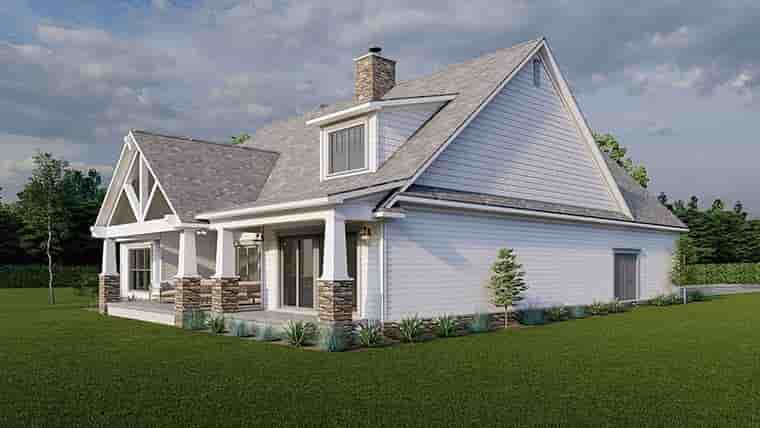 Bungalow, Country, Craftsman, Farmhouse, Southern, Traditional House Plan 82725 with 4 Beds, 4 Baths, 2 Car Garage Picture 5
