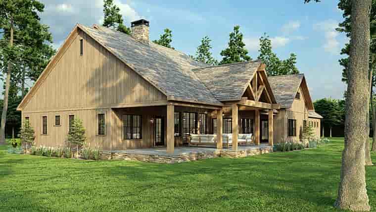 Bungalow, Country, Craftsman, Farmhouse, Southern, Traditional House Plan 82726 with 3 Beds, 3 Baths, 4 Car Garage Picture 5