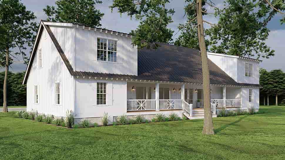 Country, Farmhouse, Southern, Traditional Multi-Family Plan 82727 with 3 Beds, 2 Baths Picture 6