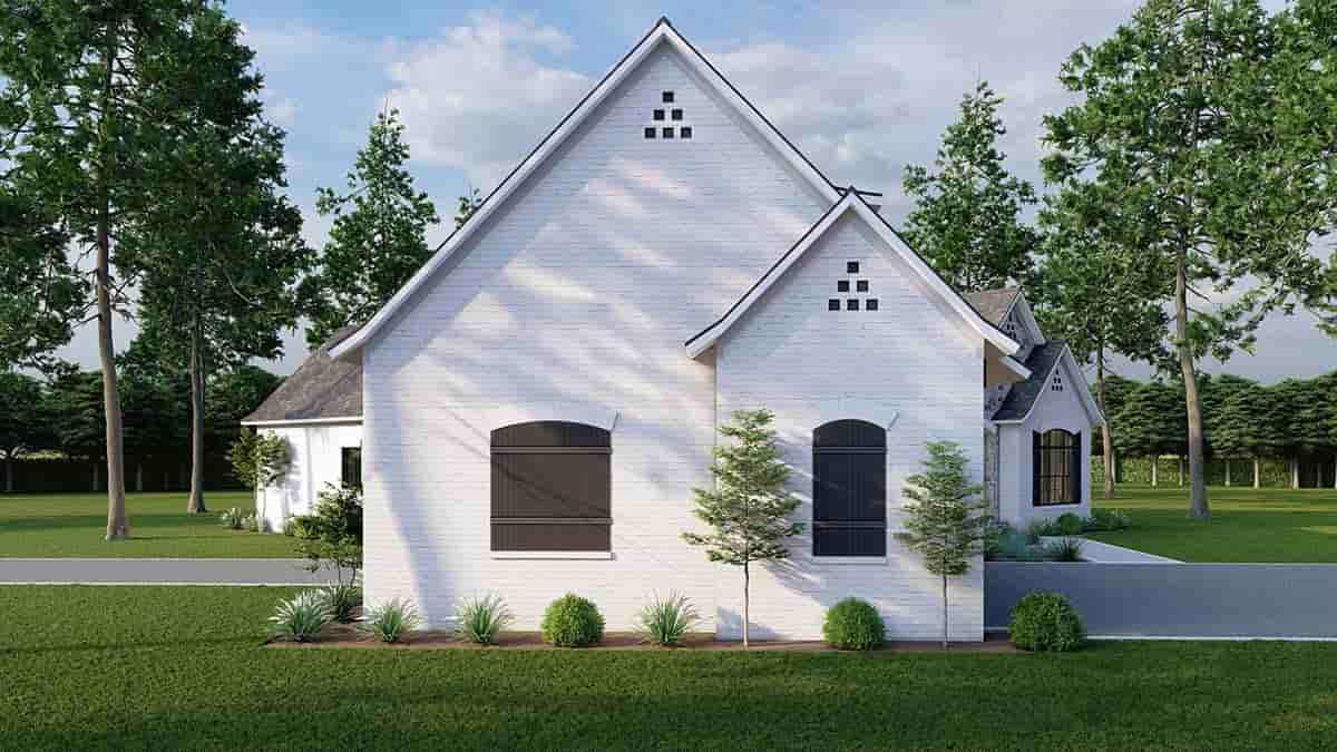 Bungalow, Craftsman, European, French Country, Southern House Plan 82732 with 3 Beds, 3 Baths, 1 Car Garage Picture 2