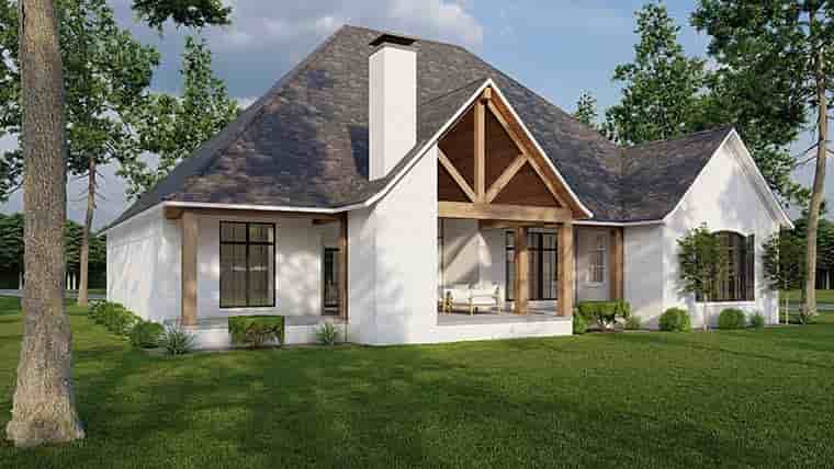 Bungalow, Craftsman, European, French Country, Southern House Plan 82732 with 3 Beds, 3 Baths, 1 Car Garage Picture 5