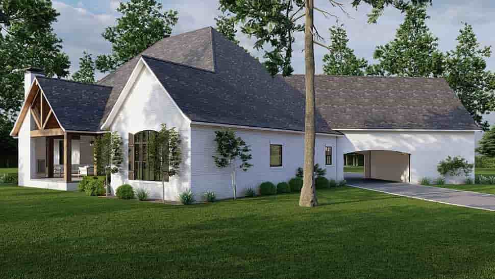 Bungalow, Craftsman, European, French Country, Southern House Plan 82732 with 3 Beds, 3 Baths, 1 Car Garage Picture 6