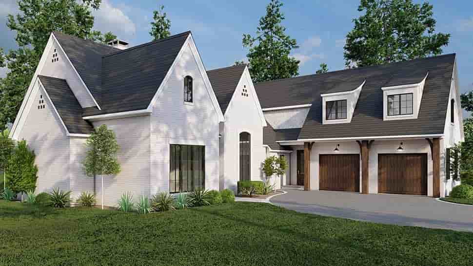 Bungalow, Contemporary, Craftsman, European, Southern, Traditional House Plan 82733 with 3 Beds, 4 Baths, 2 Car Garage Picture 4