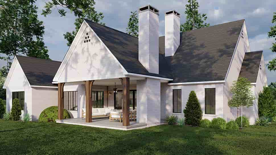 Bungalow, Contemporary, Craftsman, European, Southern, Traditional House Plan 82733 with 3 Beds, 4 Baths, 2 Car Garage Picture 7