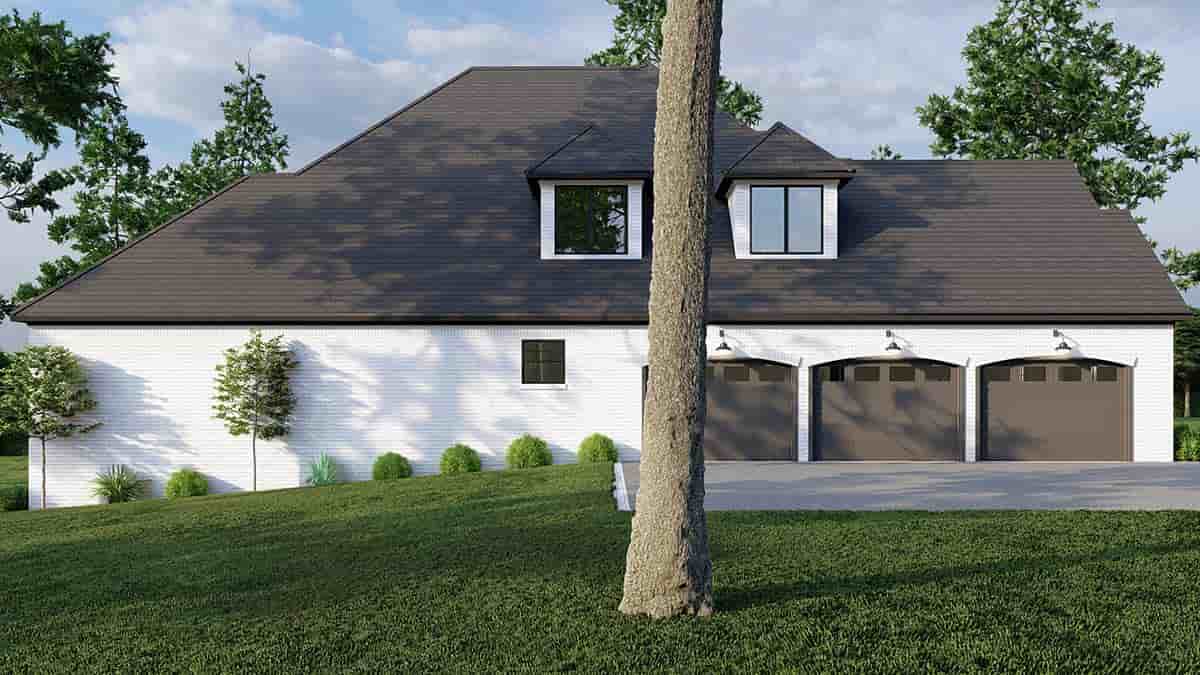 Contemporary, European, Modern House Plan 82734 with 5 Beds, 5 Baths, 3 Car Garage Picture 1