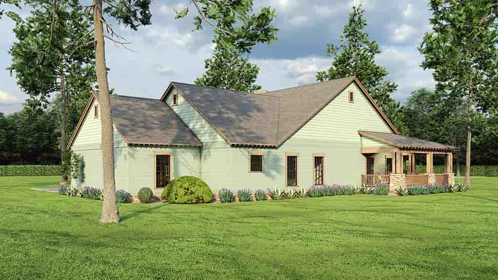 Cabin, Country, Farmhouse, Southern House Plan 82740 with 2 Beds, 2 Baths, 2 Car Garage Picture 6