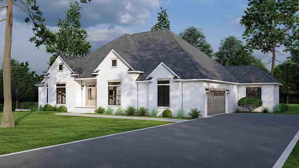 Bungalow, Contemporary, Craftsman, Traditional House Plan 82741 with 4 Beds, 4 Baths, 2 Car Garage Picture 3