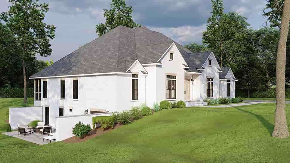 Bungalow, Contemporary, Craftsman, Traditional House Plan 82741 with 4 Beds, 4 Baths, 2 Car Garage Picture 4