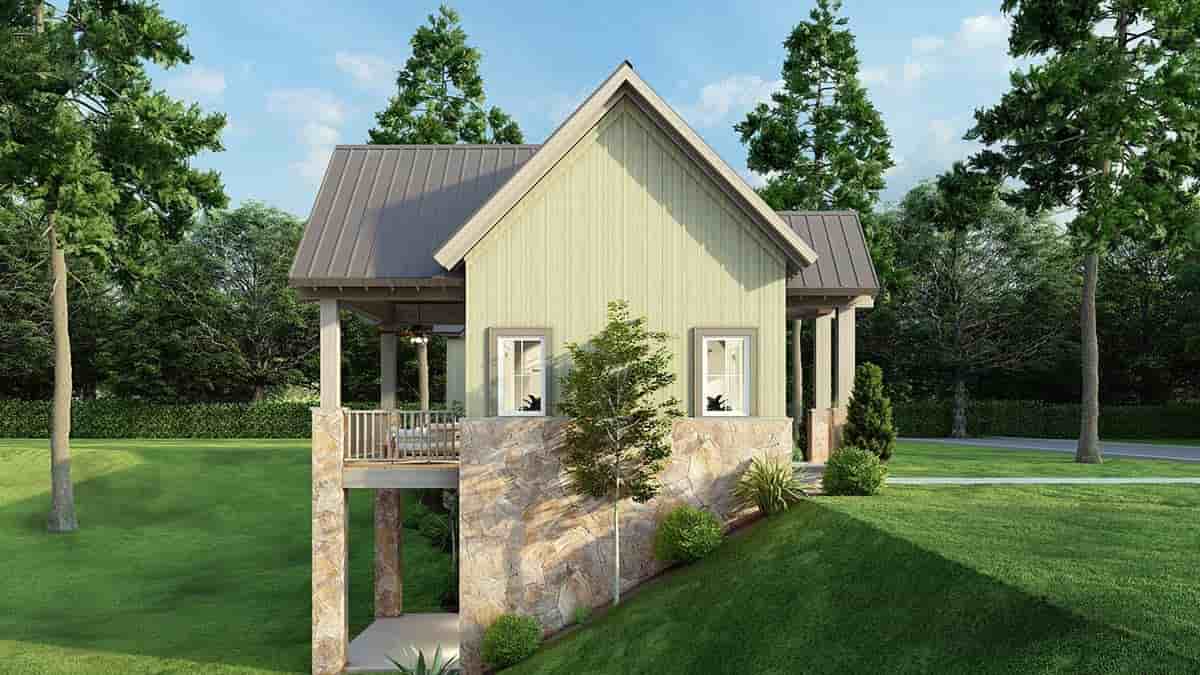 Bungalow, Cabin, Cottage, Craftsman House Plan 82742 with 2 Beds, 3 Baths Picture 2