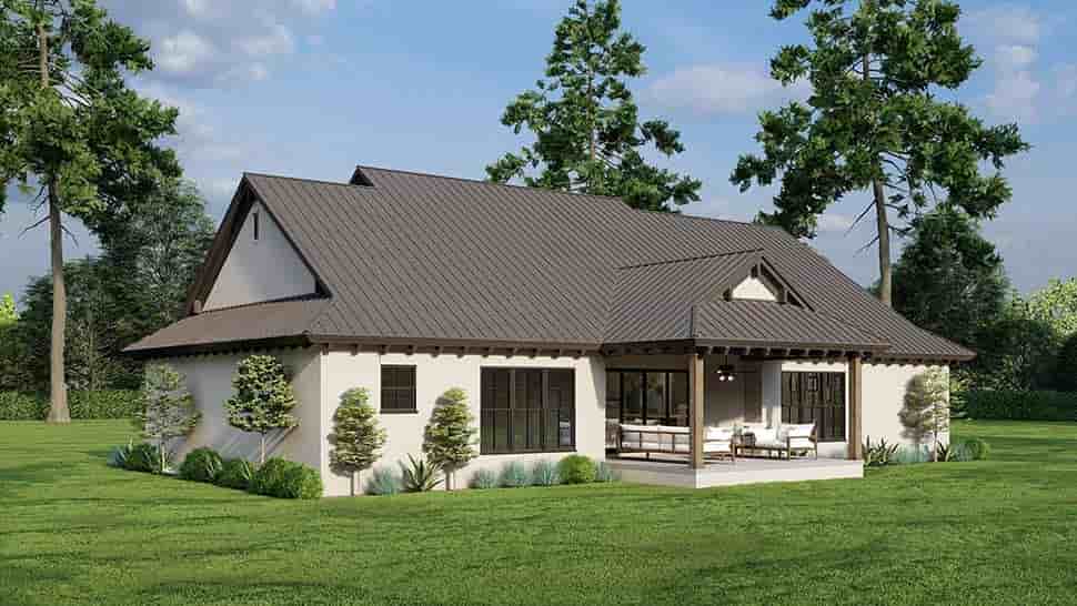 French Country, Mediterranean, Tuscan House Plan 82749 with 4 Beds, 3 Baths, 3 Car Garage Picture 7