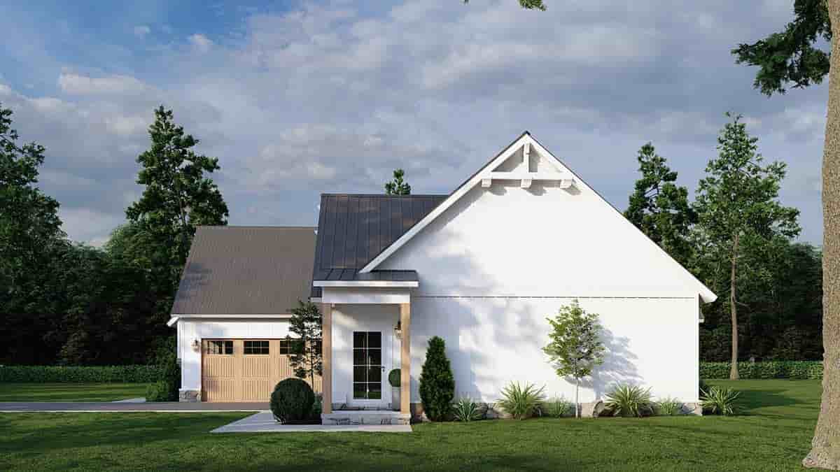 Farmhouse House Plan 82757 with 5 Beds, 3 Baths, 3 Car Garage Picture 1
