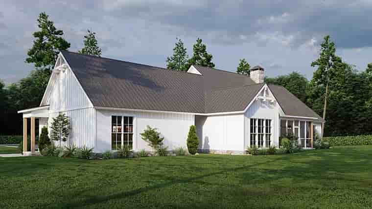Farmhouse House Plan 82757 with 5 Beds, 3 Baths, 3 Car Garage Picture 5