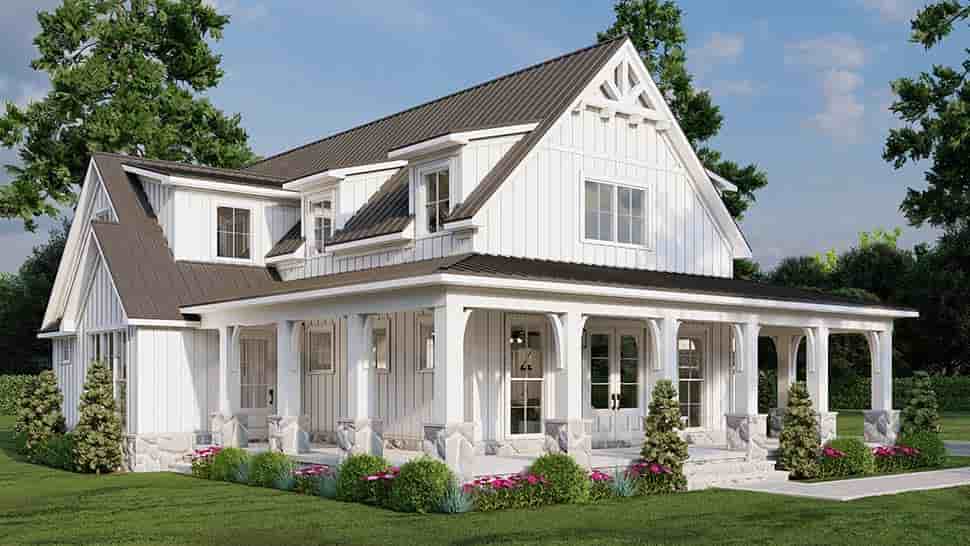 Coastal, Country, Craftsman, Farmhouse House Plan 82779 with 4 Beds, 4 Baths, 2 Car Garage Picture 10