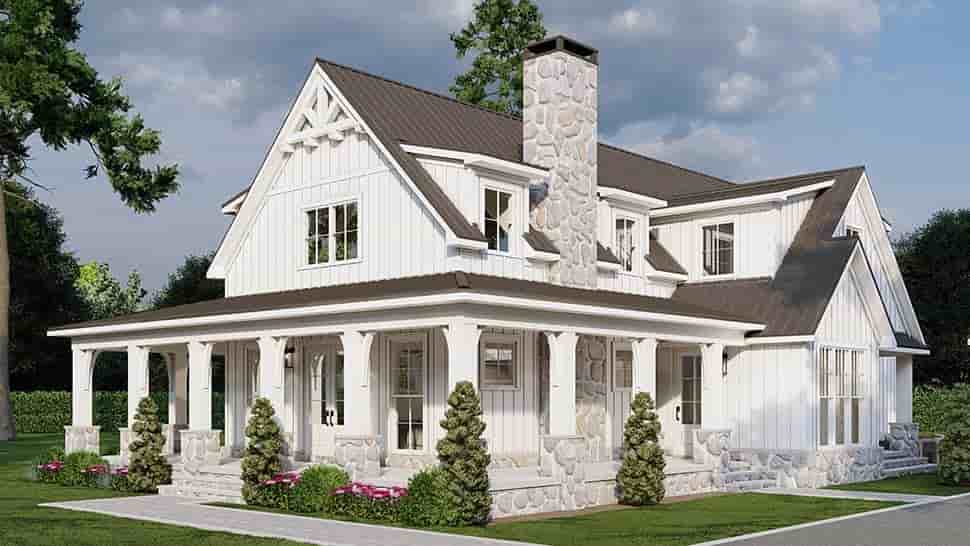 Coastal, Country, Craftsman, Farmhouse House Plan 82779 with 4 Beds, 4 Baths, 2 Car Garage Picture 11