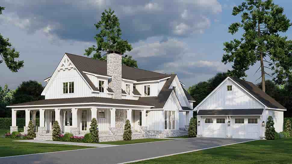 Coastal, Country, Craftsman, Farmhouse House Plan 82779 with 4 Beds, 4 Baths, 2 Car Garage Picture 12