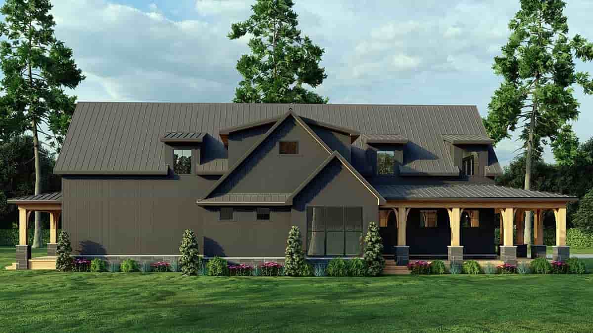 Coastal, Country, Craftsman, Farmhouse House Plan 82779 with 4 Beds, 4 Baths, 2 Car Garage Picture 2