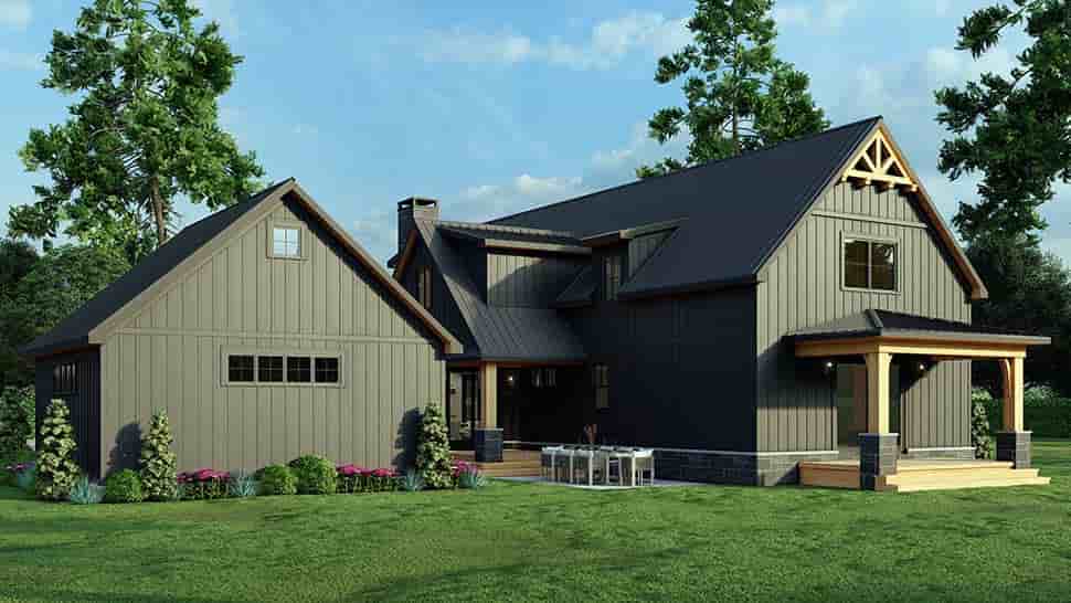Coastal, Country, Craftsman, Farmhouse House Plan 82779 with 4 Beds, 4 Baths, 2 Car Garage Picture 7