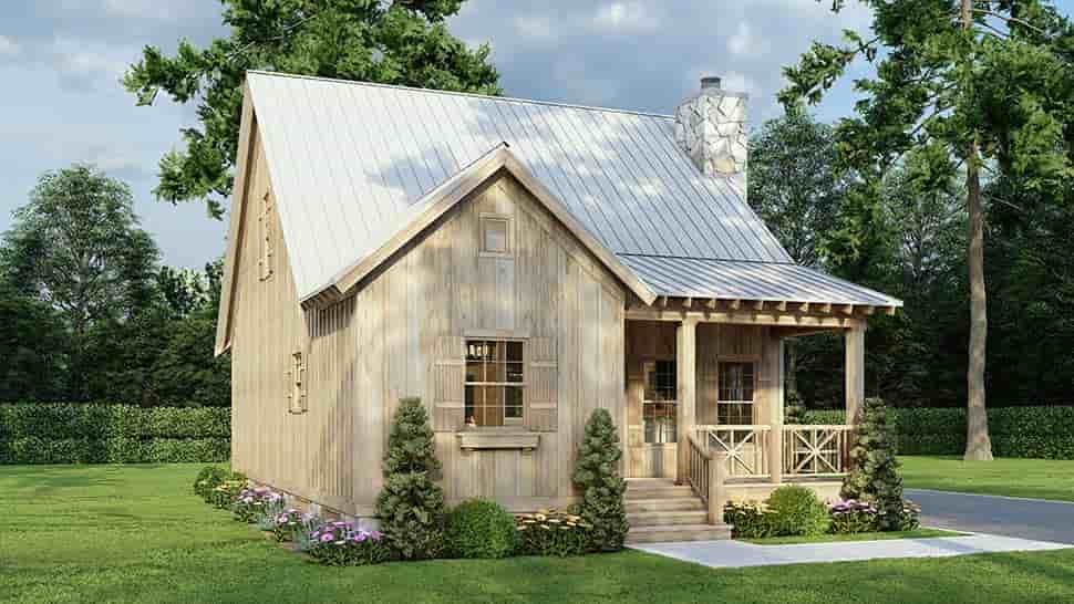 Cabin, Cottage House Plan 82781 with 2 Beds, 2 Baths Picture 4