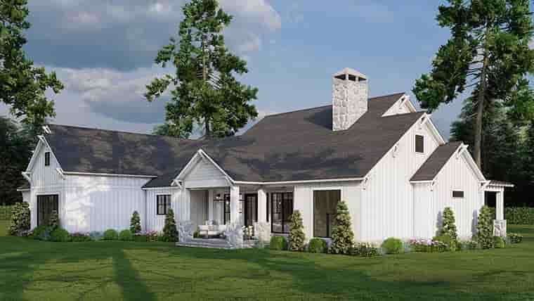 Country, Farmhouse House Plan 82782 with 3 Beds, 3 Baths, 3 Car Garage Picture 5
