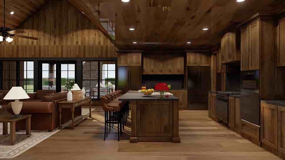Barndominium, Country, Craftsman, Farmhouse House Plan 82783 with 4 Beds, 3 Baths, 4 Car Garage Picture 13