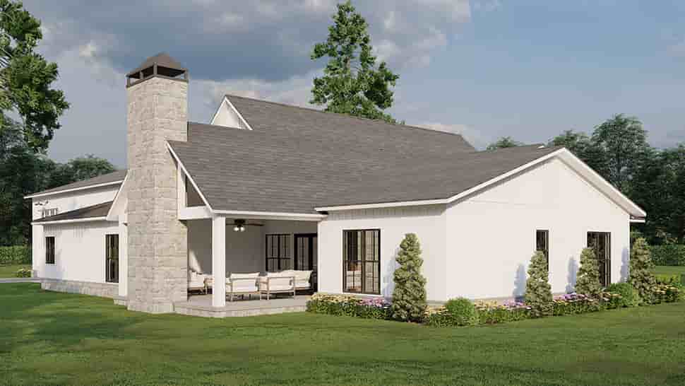 Barndominium, Country, Craftsman, Farmhouse House Plan 82783 with 4 Beds, 3 Baths, 4 Car Garage Picture 25