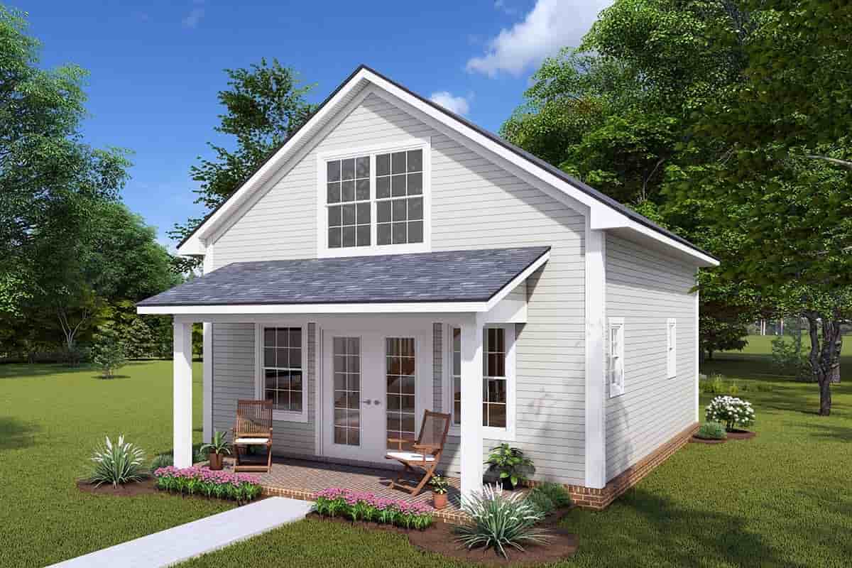 Cabin, Cottage House Plan 82837 with 1 Beds, 1 Baths Picture 1