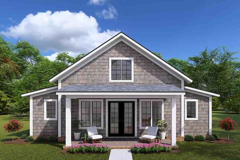Barndominium, Cabin, Cottage House Plan 82838 with 2 Beds, 2 Baths Picture 3