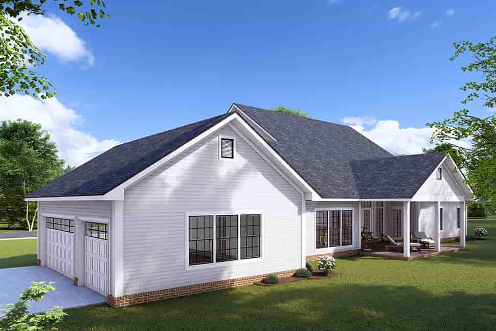 Farmhouse, Traditional House Plan 82841 with 4 Beds, 4 Baths, 3 Car Garage Picture 4