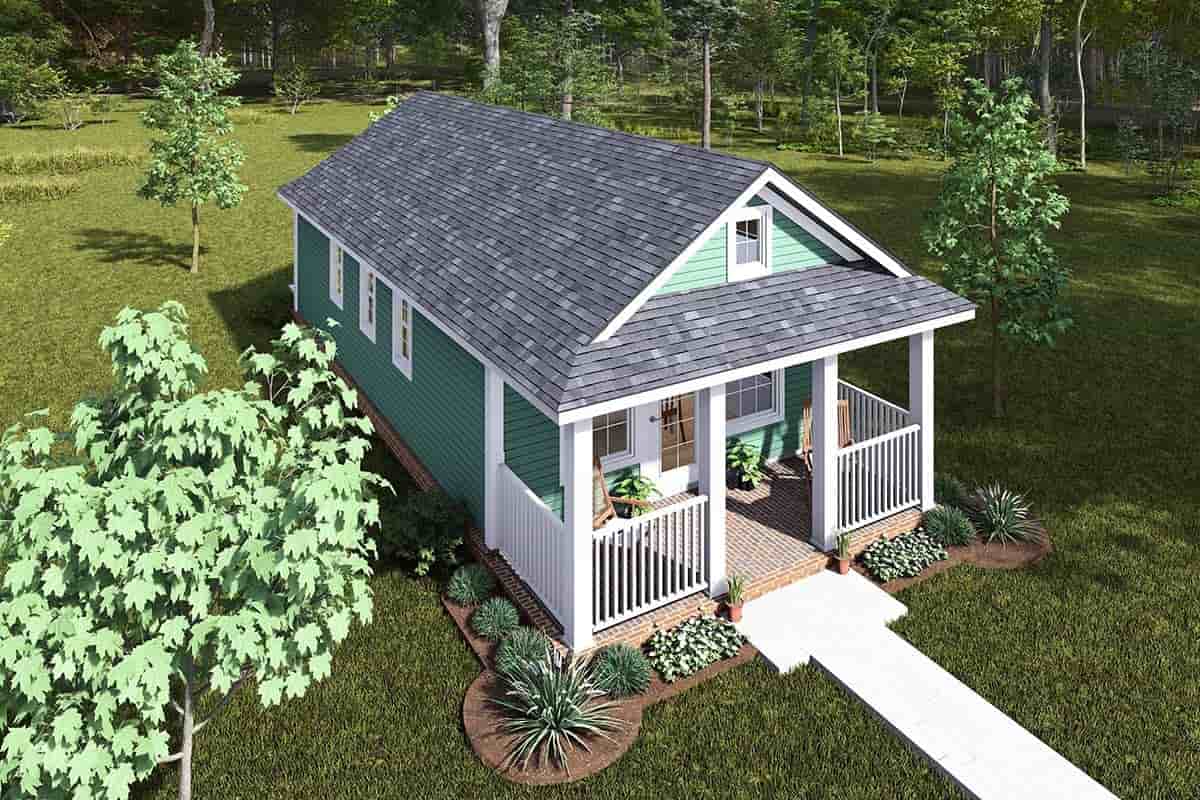 Cottage House Plan 82874 with 1 Beds, 1 Baths Picture 2