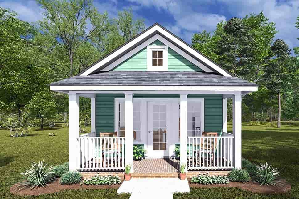 Cottage House Plan 82874 with 1 Beds, 1 Baths Picture 3