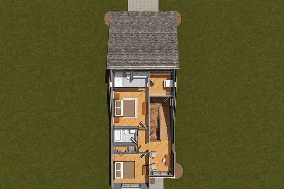 Cottage, Traditional House Plan 82888 with 3 Beds, 3 Baths, 1 Car Garage Picture 7